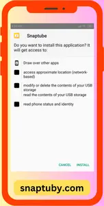 SNAPTUBE MOD APK INSTALLATION